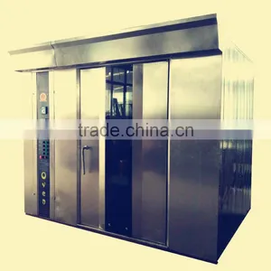 Sell 64 Trays Industrial Multifunction Gas Rotary Oven for Bakery With CE thumbnail-4