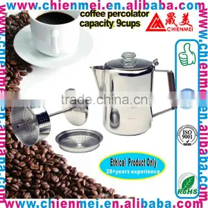 Stainless Steel Gas Coffee Percolator/Stainless Steel Induction Coffee Maker thumbnail-1