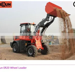 Qingdao Everun Brand New Farm Tractors,ER20 Mini Loader With Luxury Cabin For Sale thumbnail-3