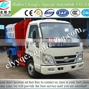 Foton 3CBM Light Refuse Collection Vehicle for Sale thumbnail-1