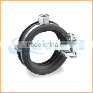 China Manufacture Best Quality Rubber Covered Pipe Clamp With 25mm Bandwidth thumbnail-2