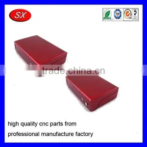 Red Black Oxidation 1590G ZGRP Aluminum Box CNC Milling Machining Service Parts thumbnail-1