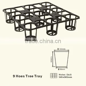 9 Holes Orchid Tray Small Flower Pot Holder thumbnail-1