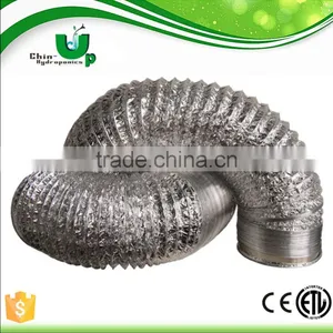 4" 6" 8" 10" 12" Aluminum Ducting/high Felxible Aluminum Dcuting for Grow Tent/Hydroponics Aluminum Ducting thumbnail-2