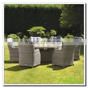 Audu Cream Rattan Chair Table Set thumbnail-1