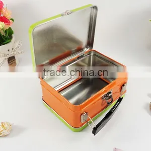 Rectangular Tin Box With Hinges thumbnail-1