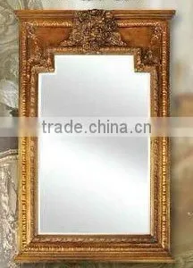 Wooden Classical Hand Carved Wall Mirror, MOQ:1PCS(B70124) thumbnail-1