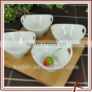 Wholesale White Ceramic Dinner Set Sauce Dish thumbnail-1