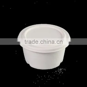 12OZ Compostable Bagasse350ml Deep Bowls With Bagasse Lid L047 thumbnail-5