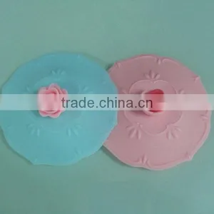 Fashion and Cute Custom Silicone Rubber Coffee Cup Lid thumbnail-1