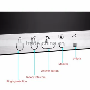 Ultrathin Multifunction Unlock 7" Wire Digital HD Visible Door Bell thumbnail-4