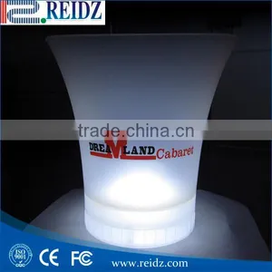 REIDZ Factory Hot Supply OEM Simple Shape 4 or 5 Bottle of Led Plastic Ice Bucket thumbnail-1