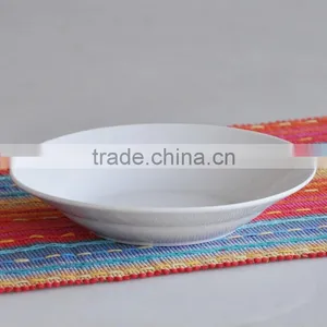 8"round Shape White Procelain Soup Plate thumbnail-1
