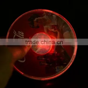 2016 New Product Promotional Led Coaster/ Led Sticker Coaster for the Party/events thumbnail-2