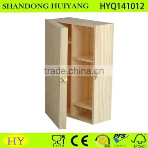 Wood Box for Red Wine, Red Wine Box of 2 Bottles thumbnail-1