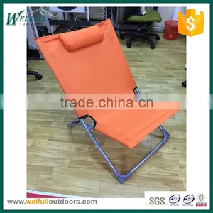 Stock Orange Color Portable Scissors Outdoor Chair thumbnail-2