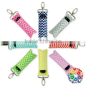 DIY Chevron Custom Key Holder, Lip Balm Holder, Keychain Chapstick Holder thumbnail-6