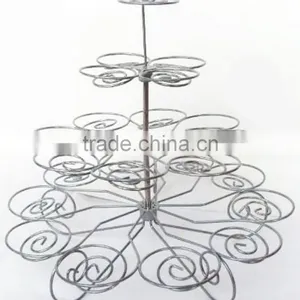 4 Tier Cupcake Stand Metal Holder Tower Wedding Birthday Party Dessert Display thumbnail-3