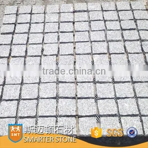 Grey Granite Paver Stone Flamed Granite Paving Stone on Mesh thumbnail-1