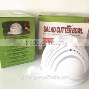 2017 New Design Plastic Salad Cutter Bowl/Plastic Salad Cutter Bowl for Kitchen thumbnail-1