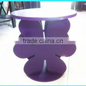 Flower Wooden Decorative Small Table Kids Table thumbnail-1