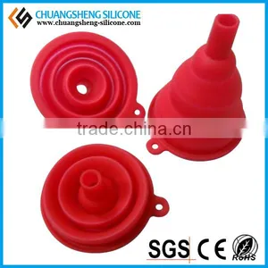 Foldable Silicone Oil Funnel, Wine Funnel, Water Funnel thumbnail-3