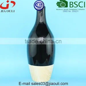 Good Sales Modern Ceramic Bottle Shape Vases for Home Decor, Wood Print Vase thumbnail-6