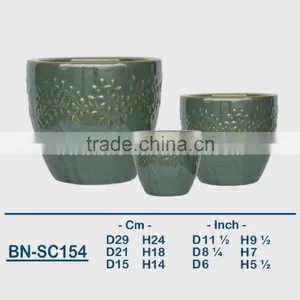 Vietnamese Ceramic Glazed Indoor Pot/ Indoor Planter BN-SC150 thumbnail-2