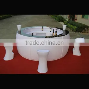 Led Glowing High Bar Table,illuminated Led Bar Table,illuminated Lounge LED Table thumbnail-1