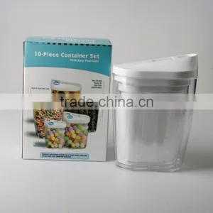 Hot Selling Plastic Airtight Kitchen Container With Lid thumbnail-1