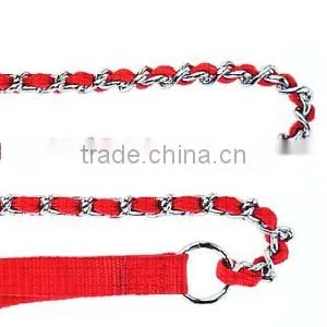 Nylon Wrist Loop Dog Chain With Handle , Wholesale Strong Durable Fashion Dog Leash Choke Chains With Braided thumbnail-4