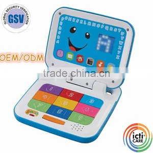 2015 Hot New Laptop Computer Toy for Kids Educatioanl Learning Machine for Baby Icti Verified Manufacturer From Dongguan City thumbnail-3
