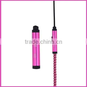 High Quality Metal Zipper Earphone With Mic thumbnail-1