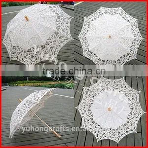 100% Cotton Made Lace Parasol for Promotion thumbnail-1