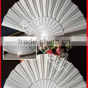 Colorful Plastic Wedding Fan thumbnail-1