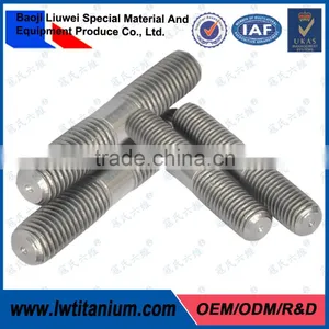 Hot Selling DIN938 Titanium Double End Stud Bolts thumbnail-1