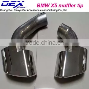 Racing Muffler Tip PP Rear Diffuser for B~MW X5 thumbnail-1