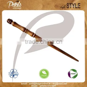 2017 Eco-friendly Hi-quality Palm Wood Handcrafted Wooden Wands thumbnail-1