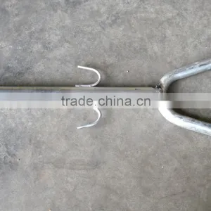 Factory Sale High Quality Steel Ground Screw Fork Anchor for Greenhouse Building thumbnail-2