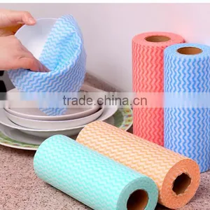 Household Kitchen Cleaning Spunlace Nonwoven Wipes thumbnail-4