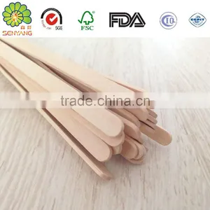 Food Safty Glass Stick Birch Wood Milk Stirrer thumbnail-4