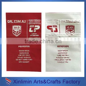 Custom Design Woven Technics Care Label thumbnail-2