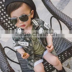 2016 Autumn Kids Boys Clothes Sets Children Casual 2 Pcs Suit Jackets +pants Baby Sport Suit Outwear thumbnail-1
