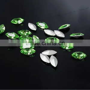 Top Quality 9X18MM Horse Eye Shape Crystal Glass Stone From China thumbnail-4