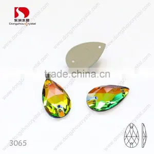 Flat Back VM001 Color Crystal Stones,with Holes Sewing on Crystals/rhinestone for Beautiful Ornament thumbnail-1