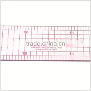 Good Sell Fashion Design Straight Plastic 1"*12" Fashion Design Ruler in Sanwich Line#B-60 thumbnail-3
