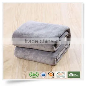 New Style Polar Plain Super Soft Glossy Flannel Blanket Factory Price High Quality Wholesale thumbnail-5