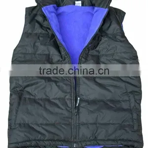 Sleevless Winter Fleece Jacket Unisex Style thumbnail-1