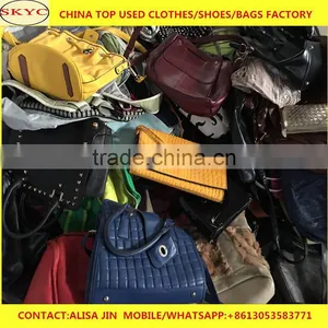 Africa Buyers Looking Second Hand Bags Warehouse China Women Big Bags, Leather Handbags for Men, Children Used School Bags thumbnail-1