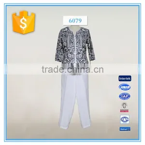 Ladies Jacket and Pants Embroidery Formal Pant Suit thumbnail-1
